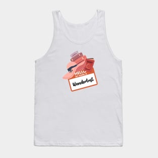 Hello, My Name is Wanderlust Tank Top